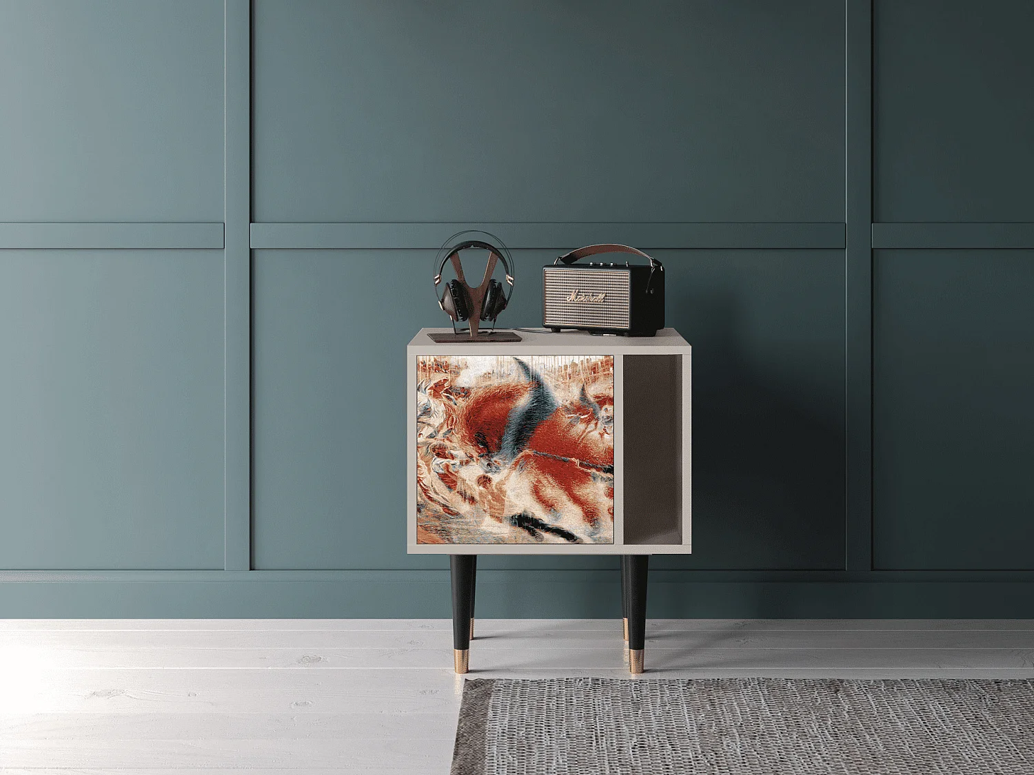 Table de nuit - 57х69х48 cm - S2 - The City Rises, Sable