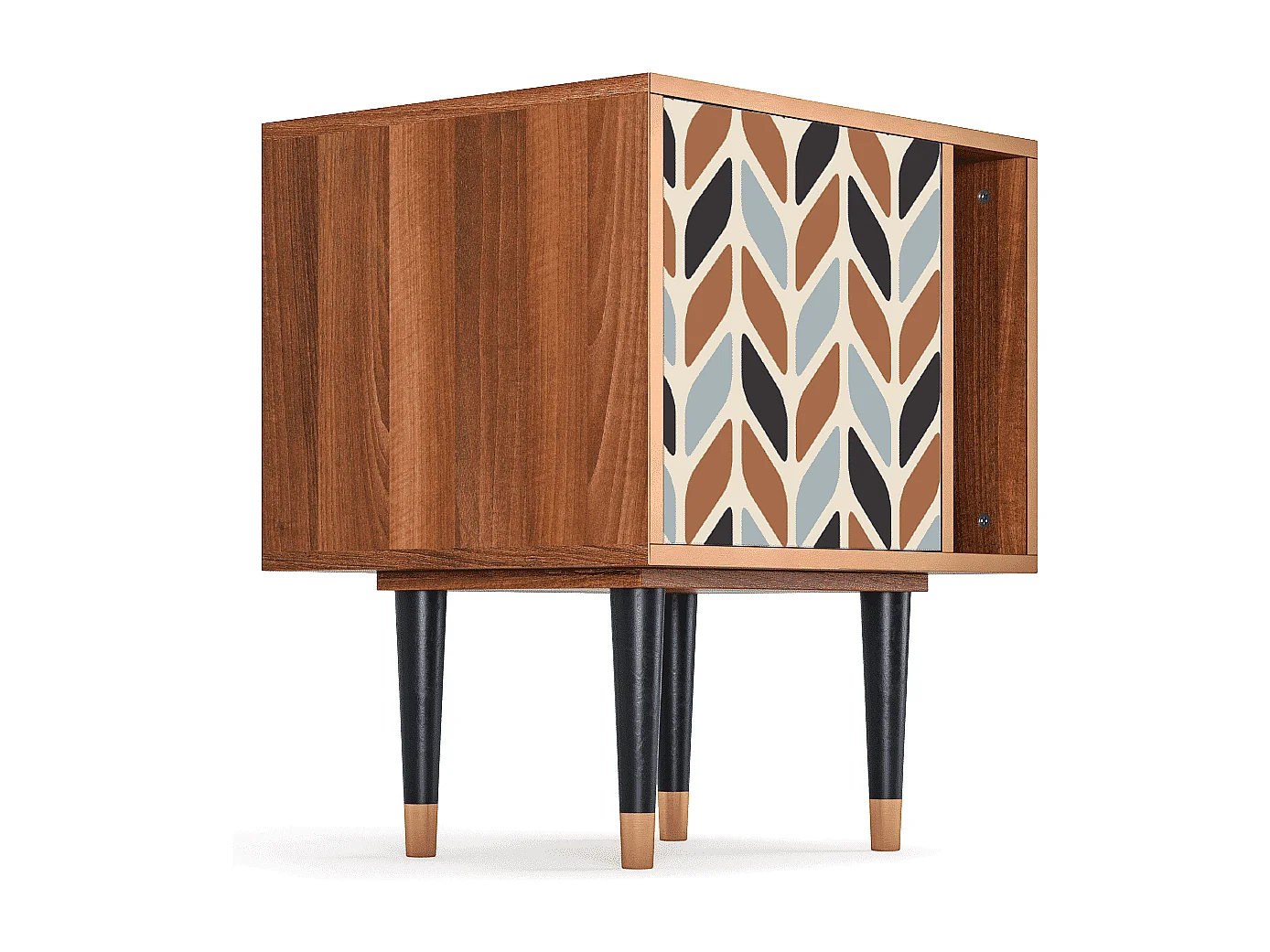 Table de nuit - 57х69х48 cm - S2 - Beige Laure, Noyer