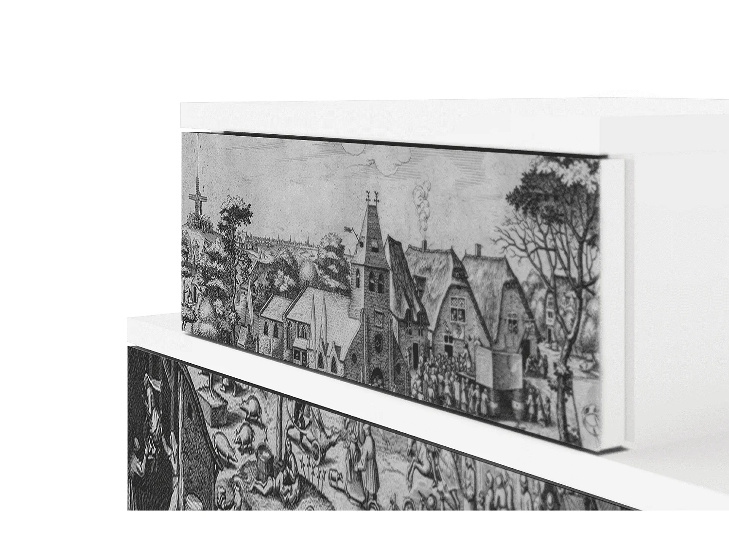 Table de nuit - 58х58х41 cm - NS1 - The Festival of Saint, Blanc