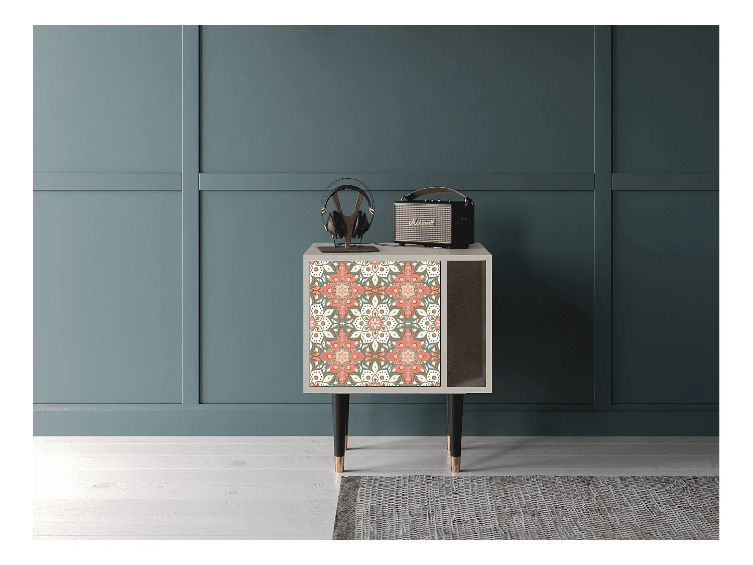Mesita de noche - 57х69х48 cm - S2 - Peach Grove, Arena