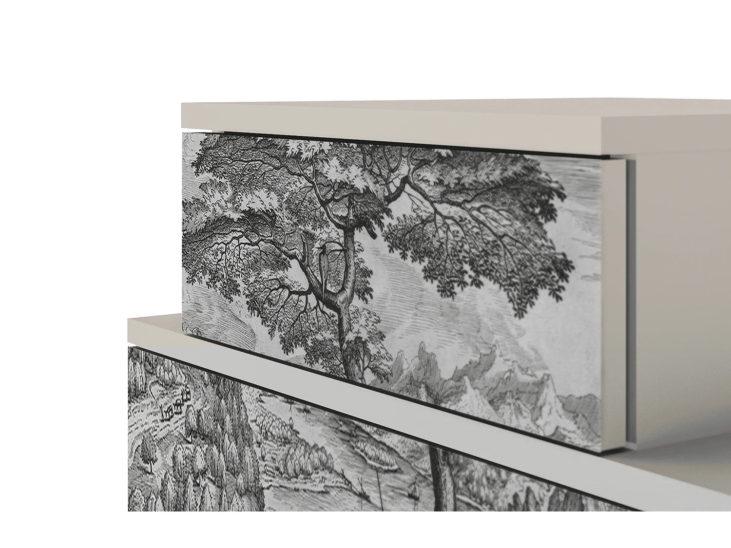 Table de nuit - 58х58х41 cm - NS1 - Milites Requiescentes, Sable