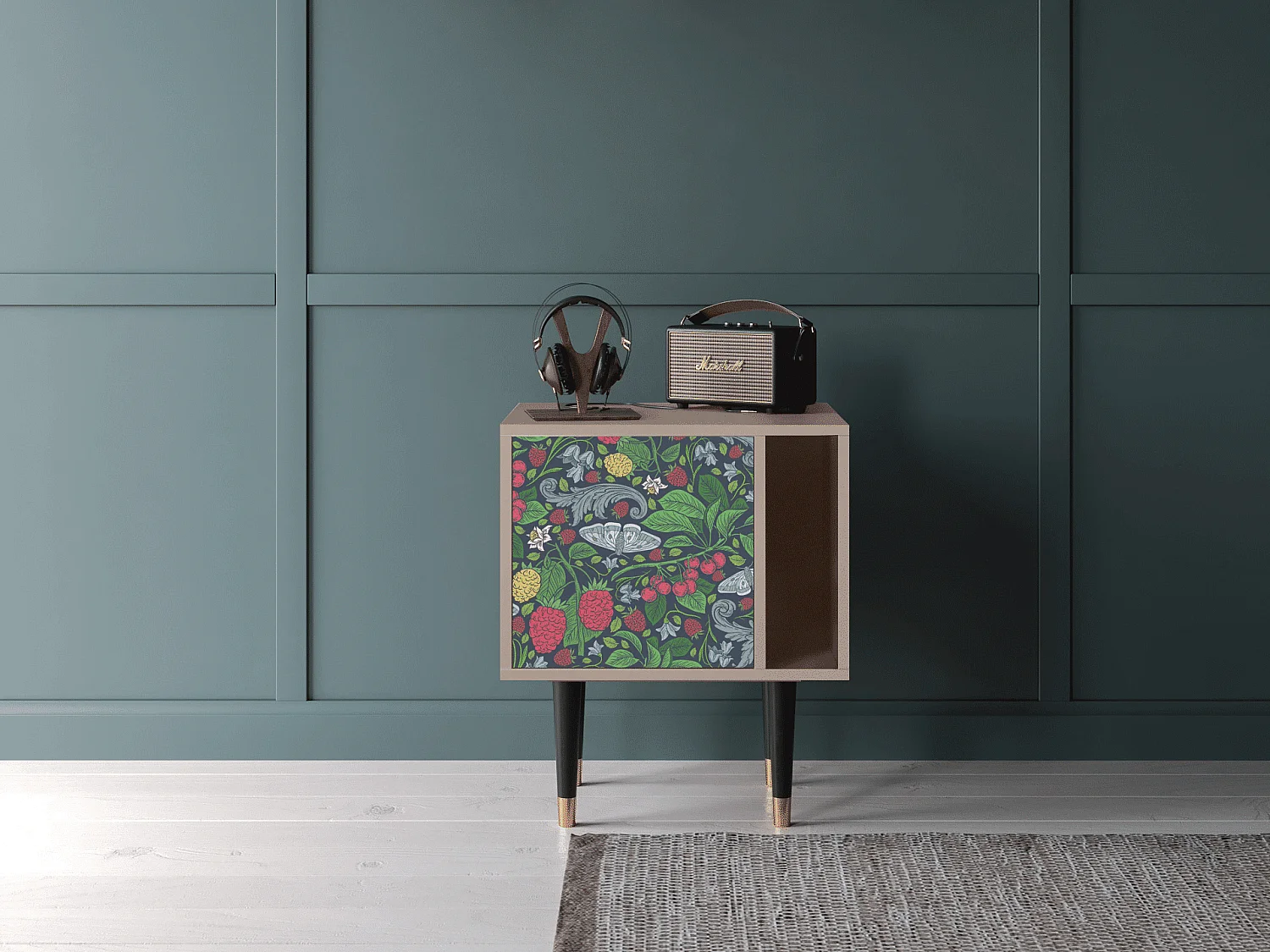 Criado-mudo - 57х69х48 cm - S2 - Alice in Wonderland, Latte