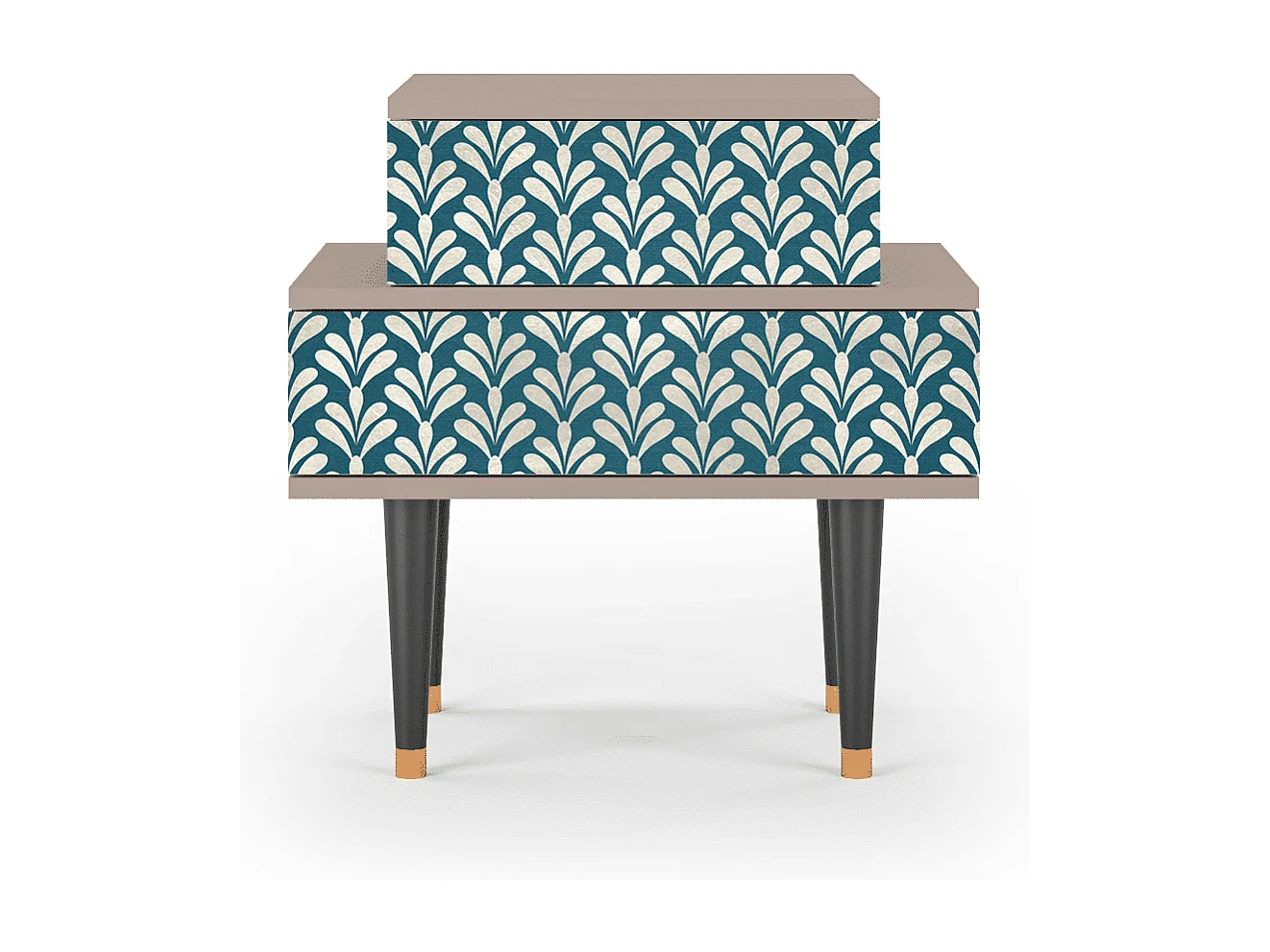 Criado-mudo - 58х58х41 cm - NS1 - Milky Tears, Latte