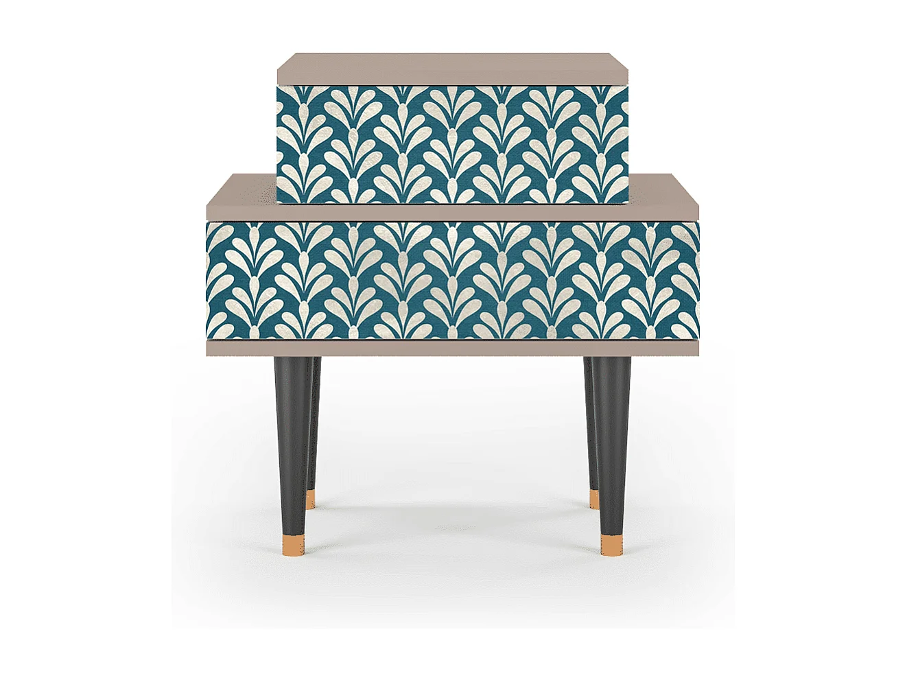 Criado-mudo - 58х58х41 cm - NS1 - Milky Tears, Latte