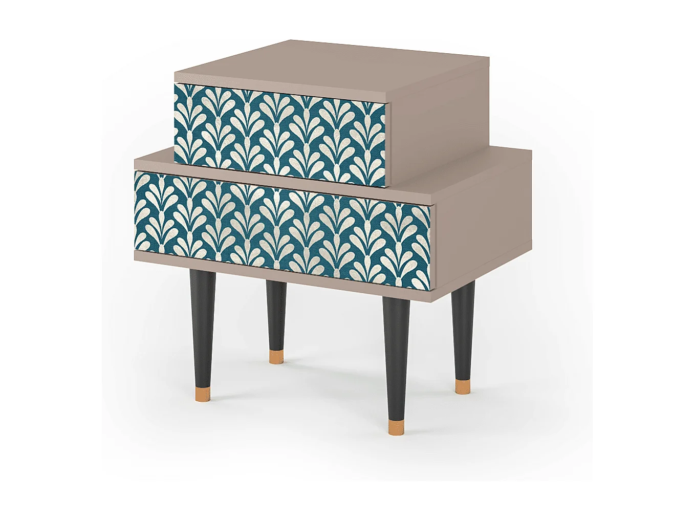 Criado-mudo - 58х58х41 cm - NS1 - Milky Tears, Latte