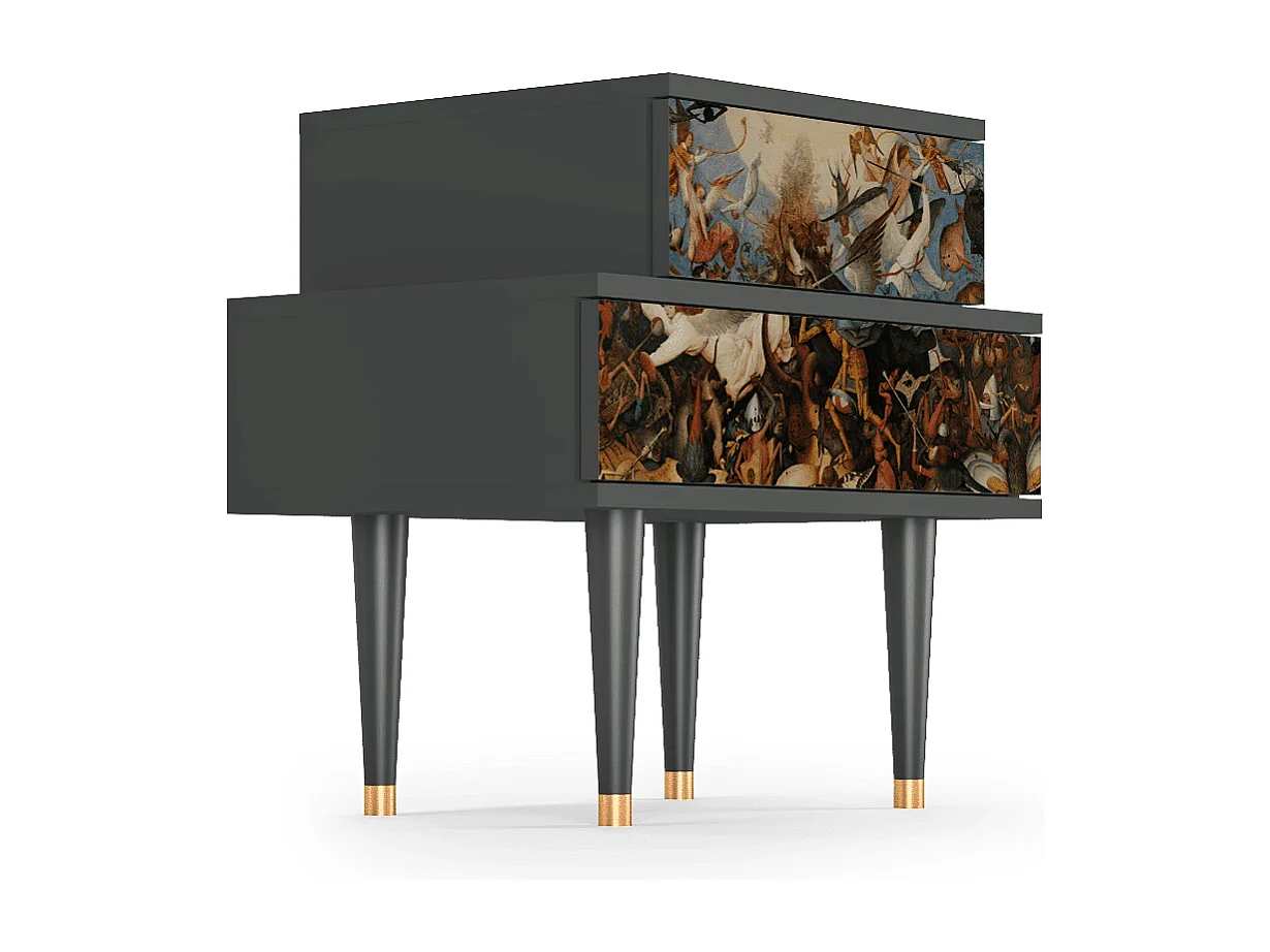 Criado-mudo - 58х58х41 cm - NS1 - The Fall, Antracite