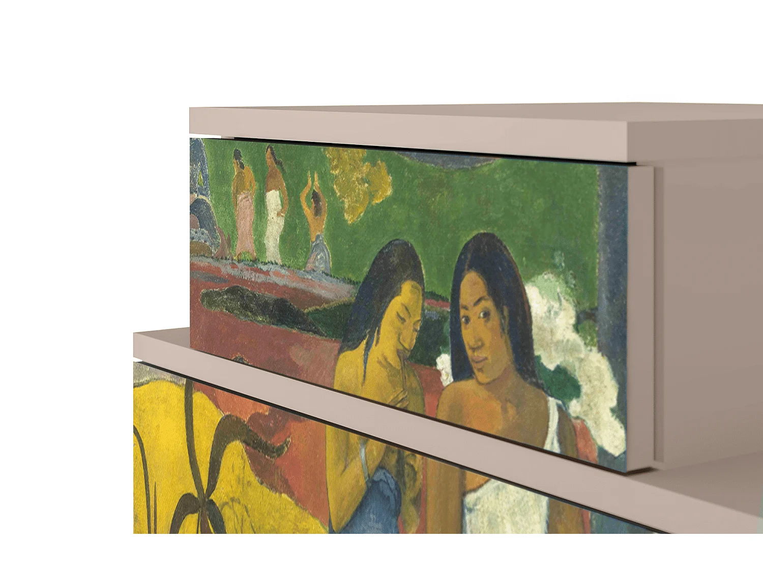 Stolik nocny - 58х58х41 cm - NS1 - Arearea , Latte