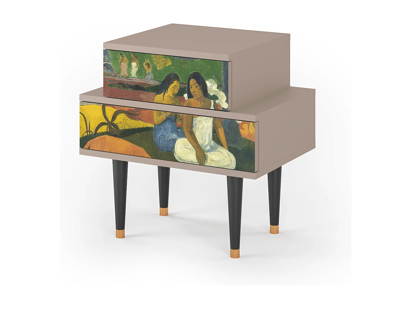 Stolik nocny - 58х58х41 cm - NS1 - Arearea , Latte