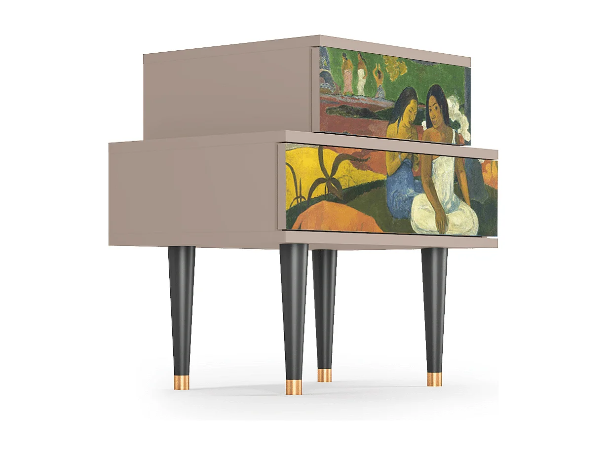 Stolik nocny - 58х58х41 cm - NS1 - Arearea , Latte