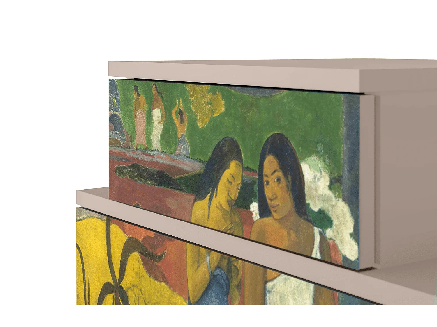 Stolik nocny - 58х58х41 cm - NS1 - Arearea , Latte