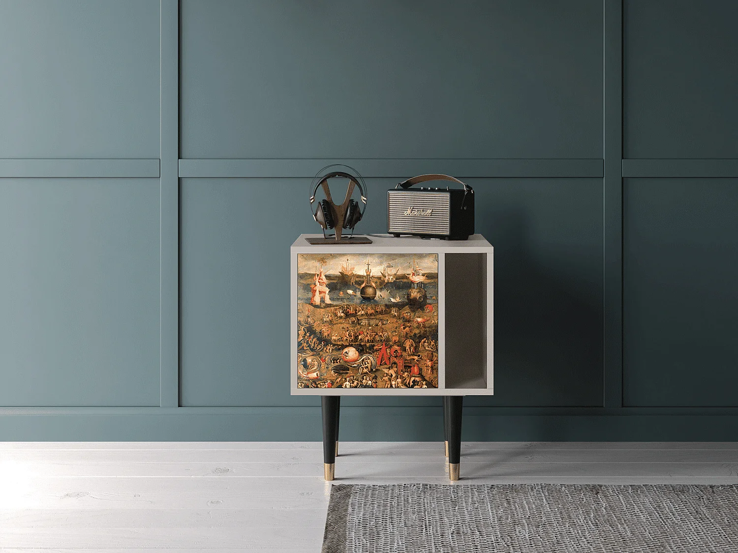 Nachtkastje - 57х69х48 cm - S2 - Garden of Delights , Zand