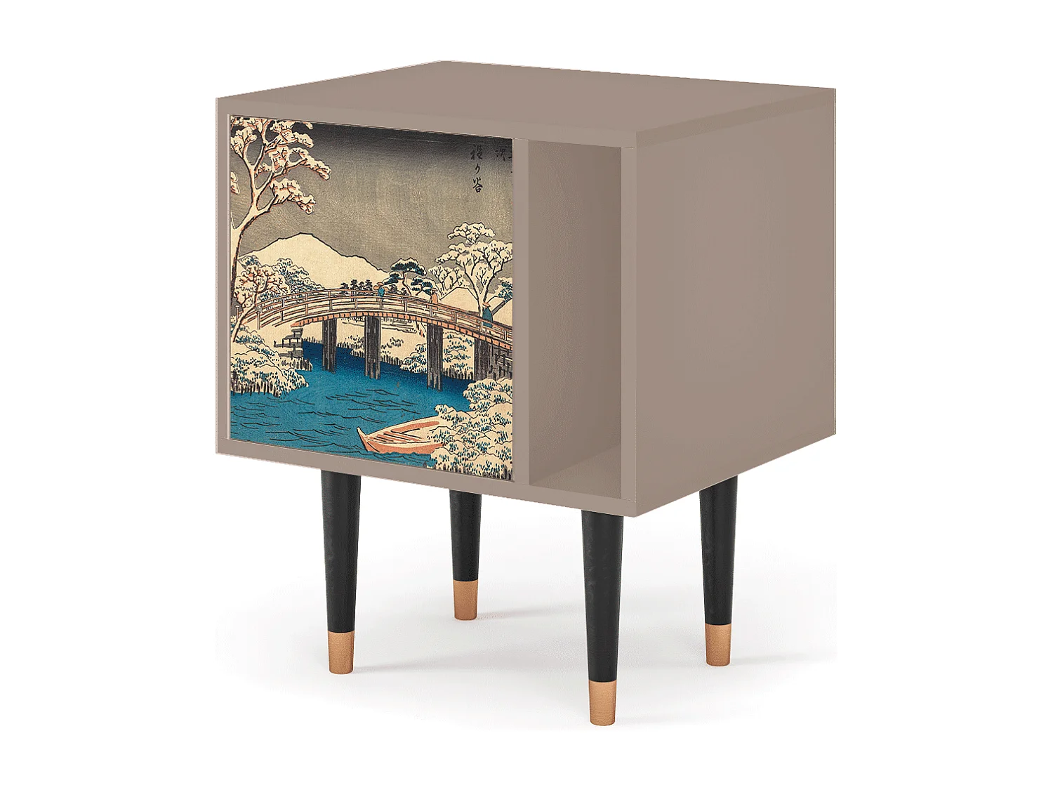 Table de nuit - 57х69х48 cm - S2 - Katabira River, Latte