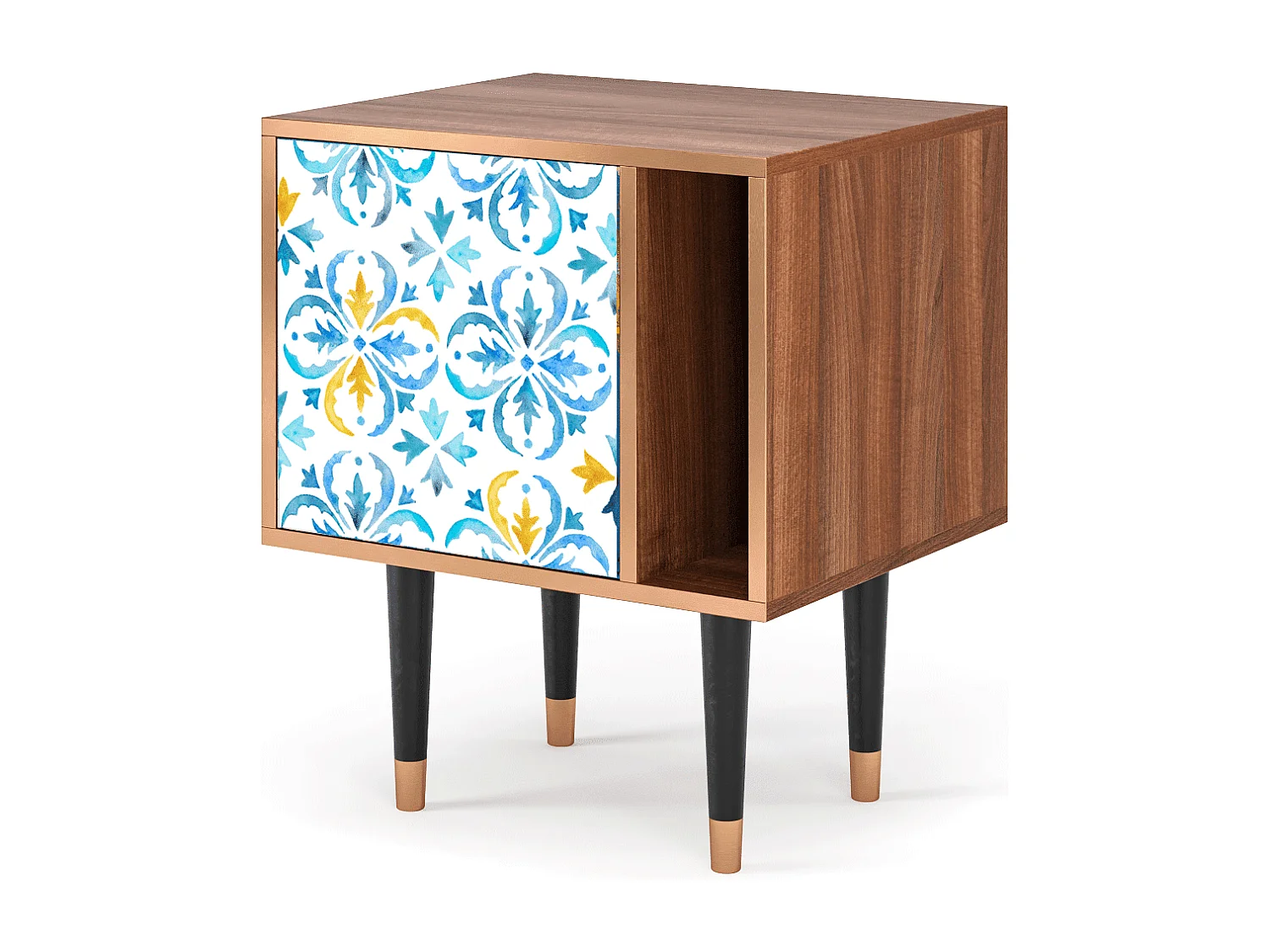 Table de nuit - 57х69х48 cm - S2 - Lisbon Flover, Noyer