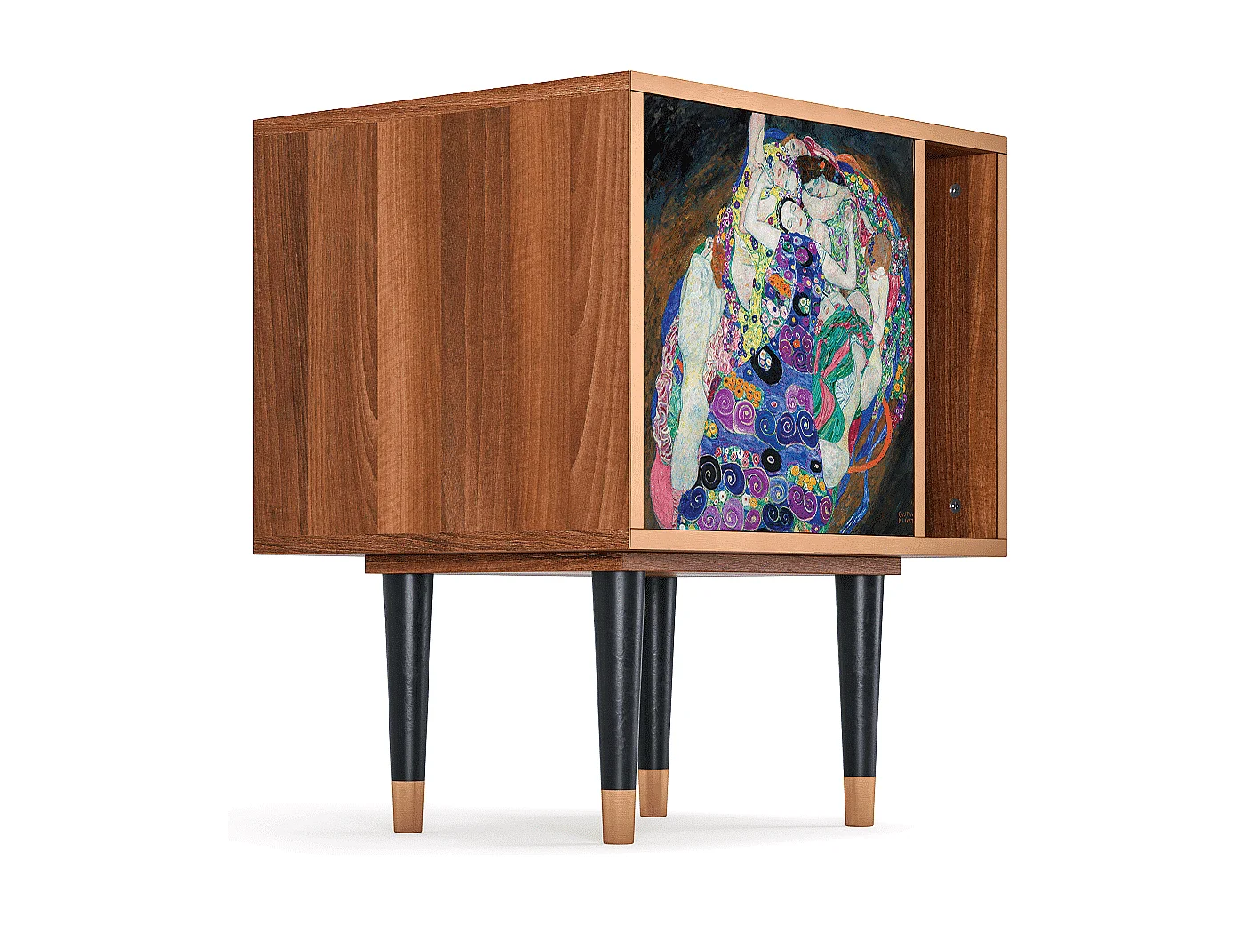 Mesita de noche - 57х69х48 cm - S2 - The Maiden by Klimt, Nogal