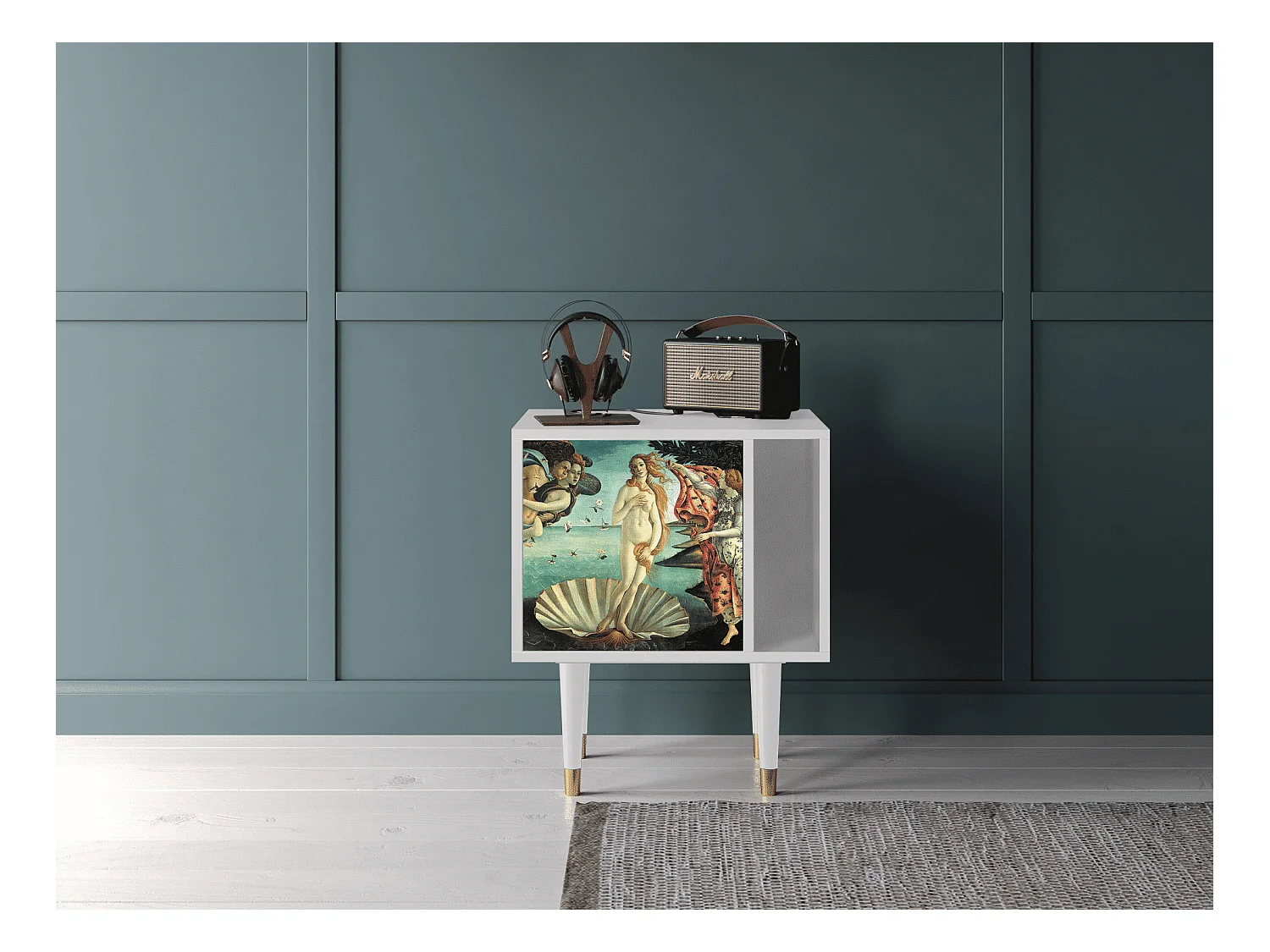 Table de nuit - 57х69х48 cm - S2 - The Birth of Venus, Blanc