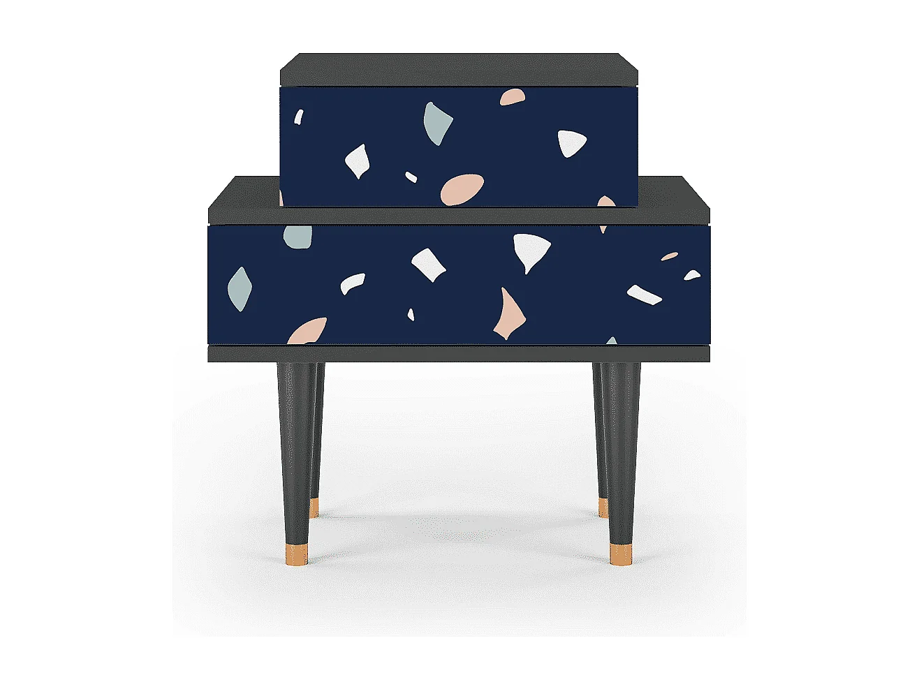 Criado-mudo - 58х58х41 cm - NS1 - Space Satellites, Antracite