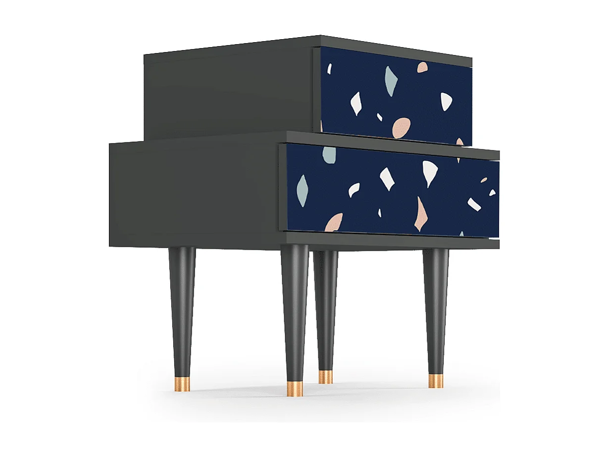 Criado-mudo - 58х58х41 cm - NS1 - Space Satellites, Antracite