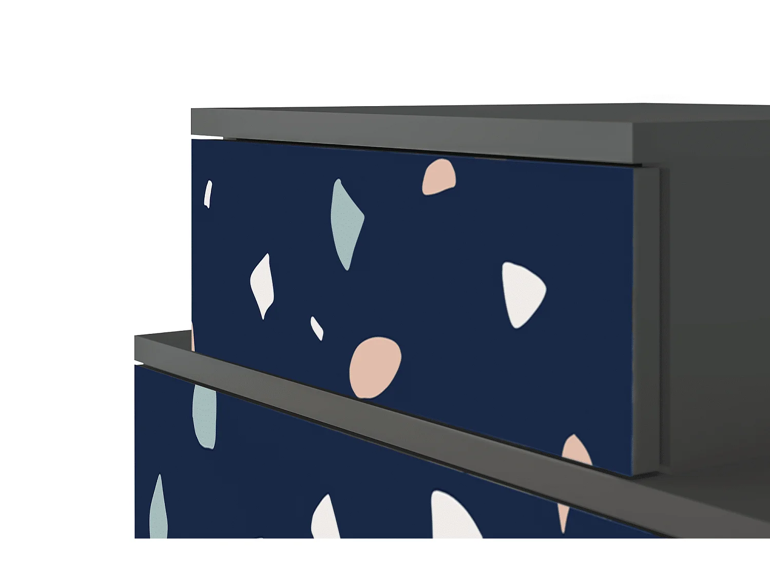 Criado-mudo - 58х58х41 cm - NS1 - Space Satellites, Antracite