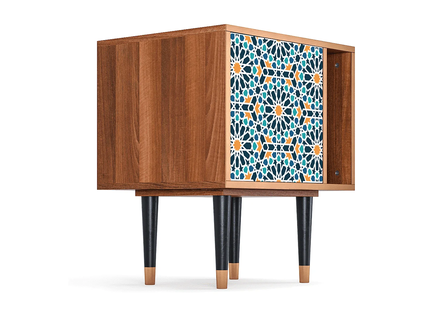 Stolik nocny - 57х69х48 cm - S2 - Kaleidoscope, Orzech