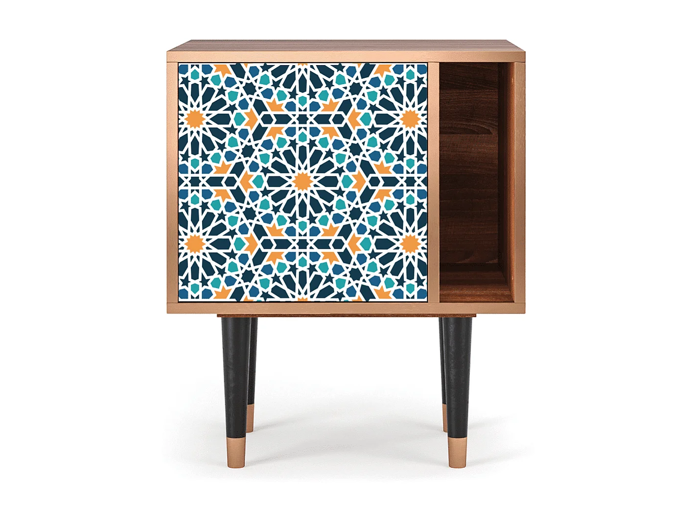 Table de nuit - 57х69х48 cm - S2 - Kaleidoscope, Noyer