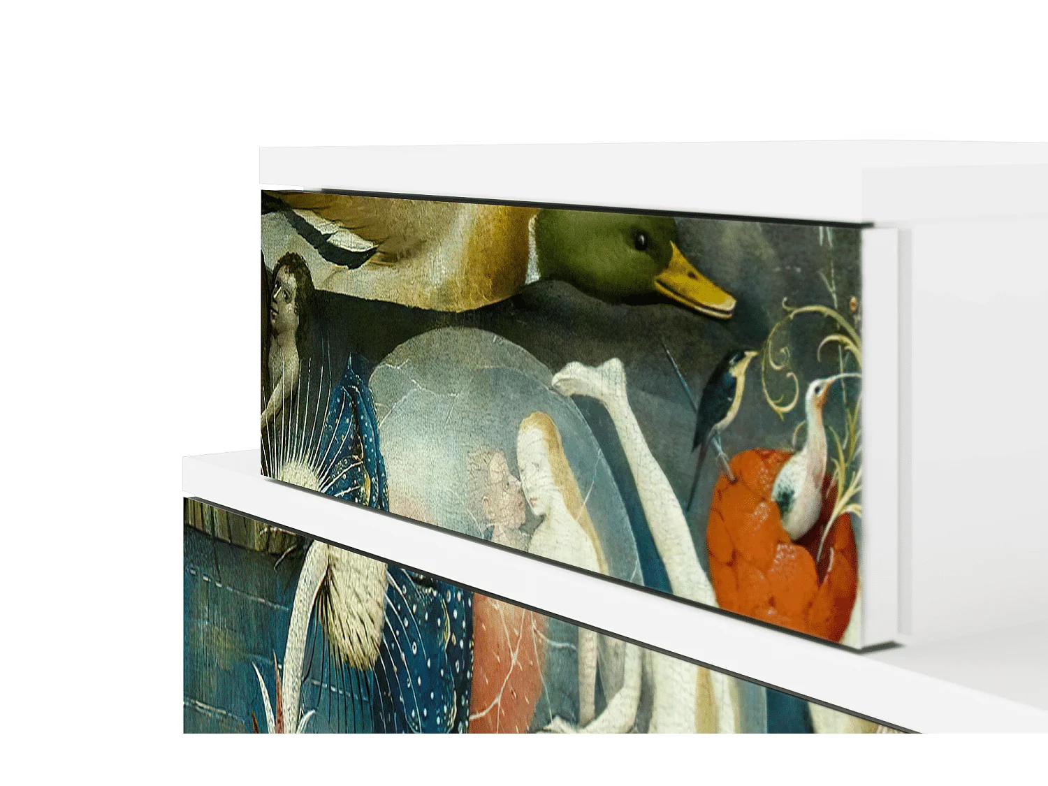 Table de nuit - 58х58х41 cm - NS1 - The Garden Of by Bosch, Blanc