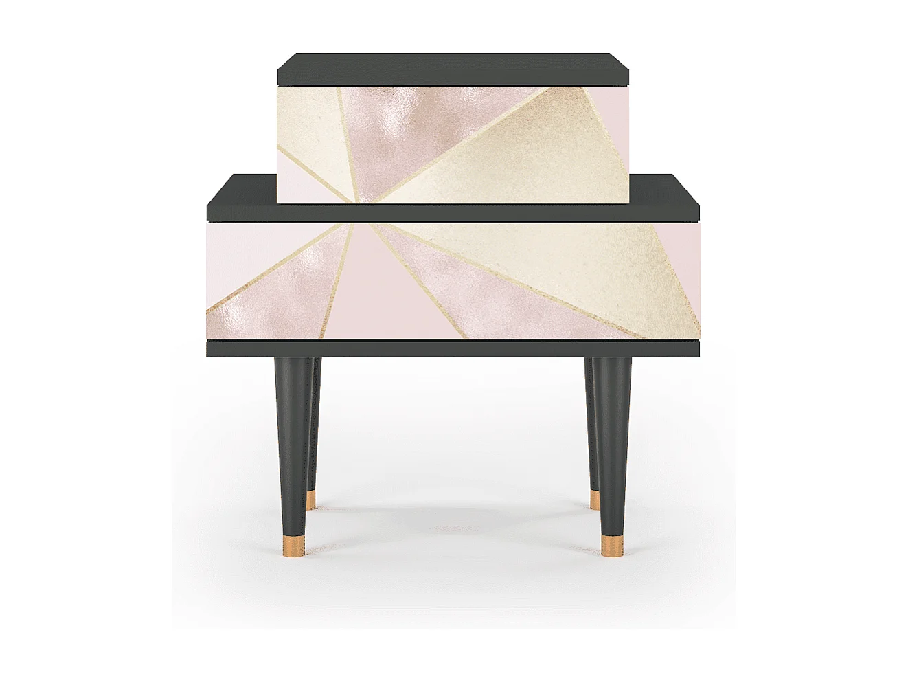 Table de nuit - 58х58х41 cm - NS1 - Cosmopolitan Diva, Anthracite