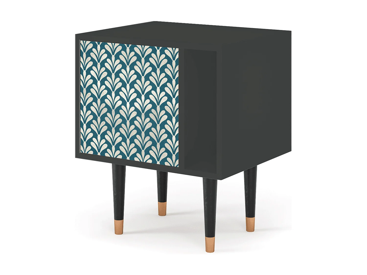 Table de nuit - 57х69х48 cm - S2 - Milky Tears, Anthracite