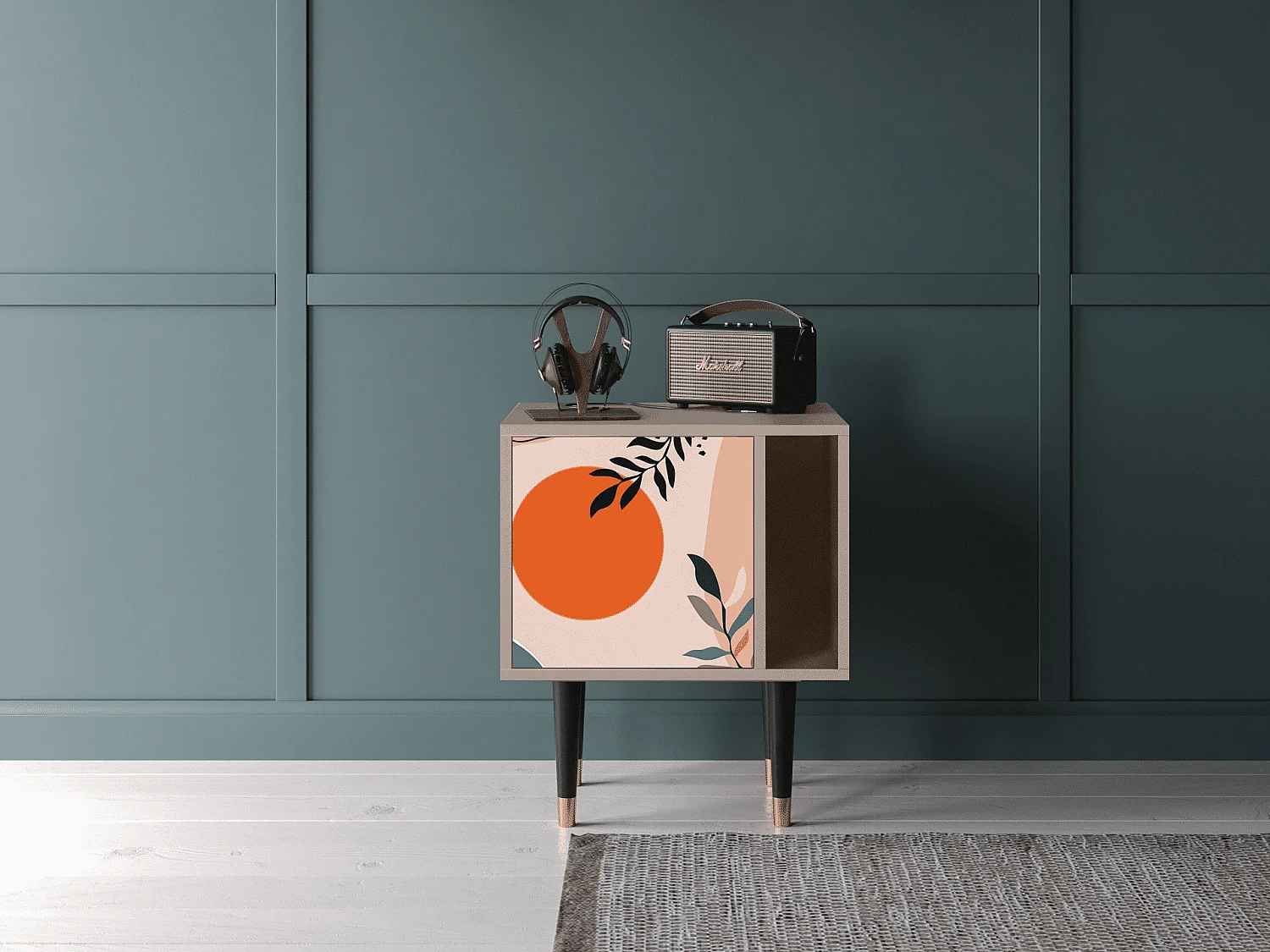 Nachtkastje - 57х69х48 cm - S2 - Artwork, Latte