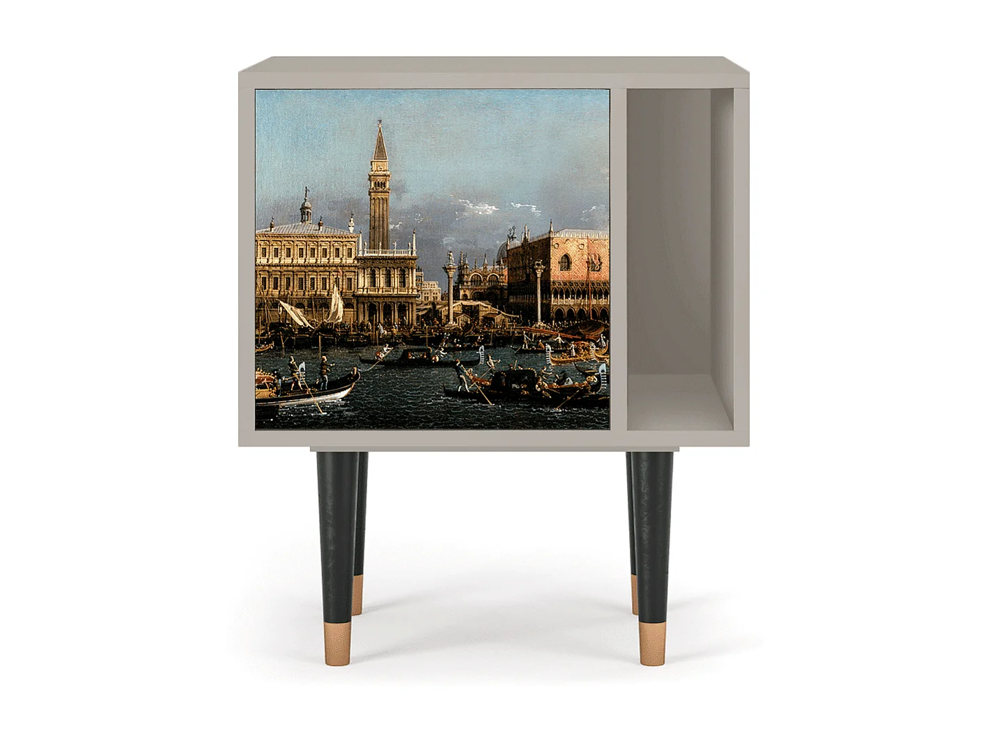 Stolik nocny - 57х69х48 cm - S2 - The Bucintoro, Piaskowy