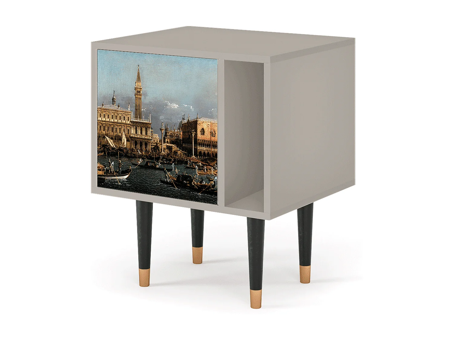 Stolik nocny - 57х69х48 cm - S2 - The Bucintoro, Piaskowy