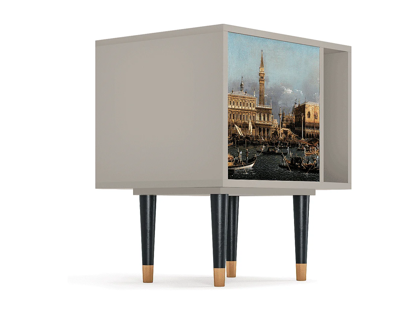 Stolik nocny - 57х69х48 cm - S2 - The Bucintoro, Piaskowy