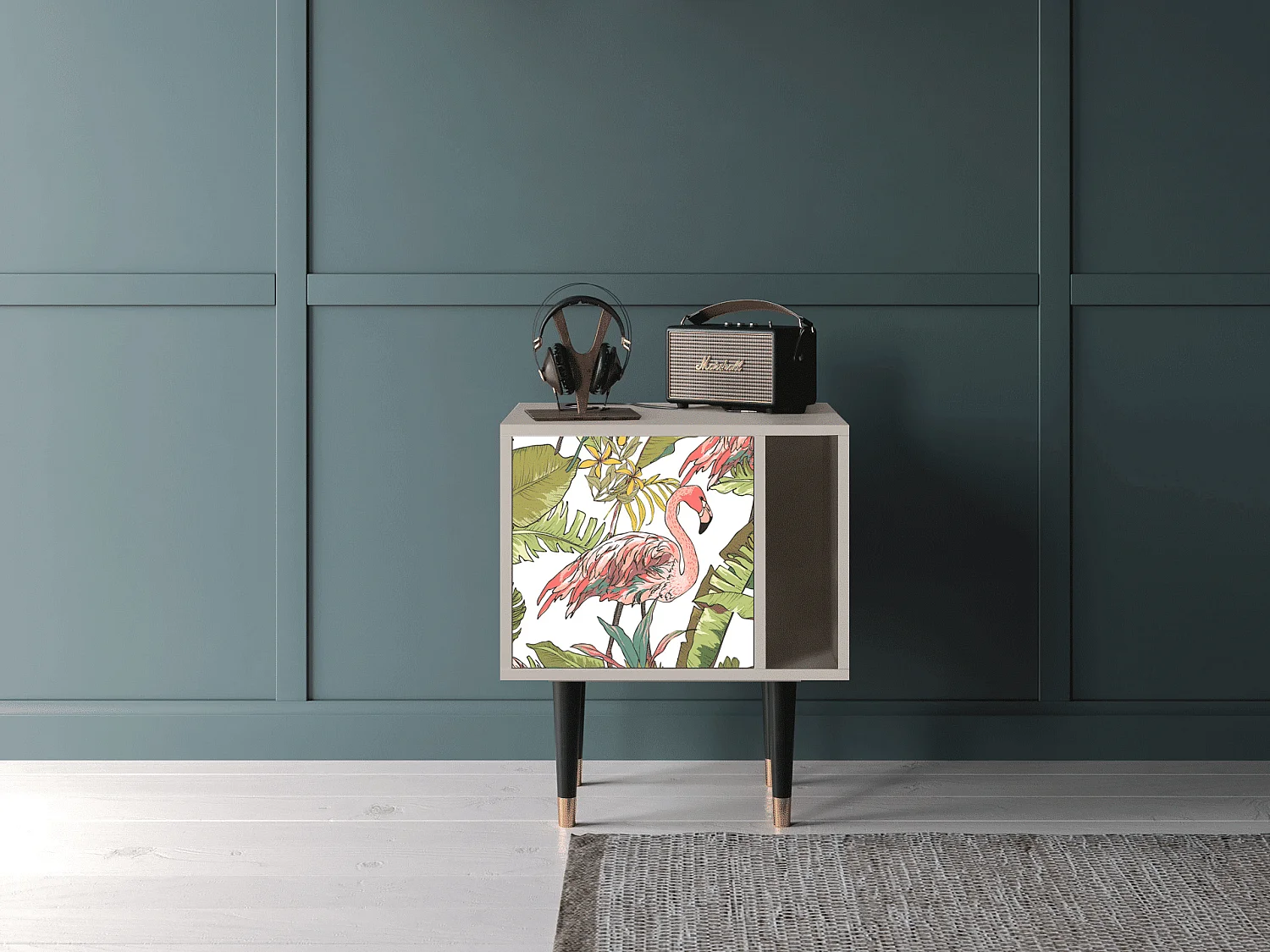 Table de nuit - 57х69х48 cm - S2 - Sweet Flamingo, Sable