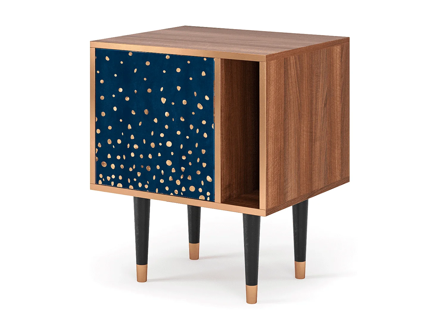 Table de nuit - 57х69х48 cm - S2 - Night Skies, Noyer