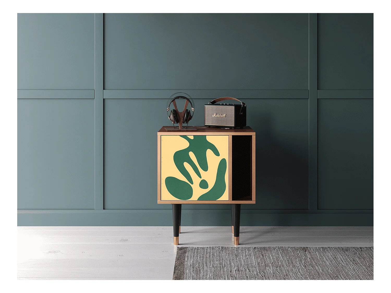 Nachttisch - 57х69х48 cm - S2 - Constellations by Arp, Walnuss
