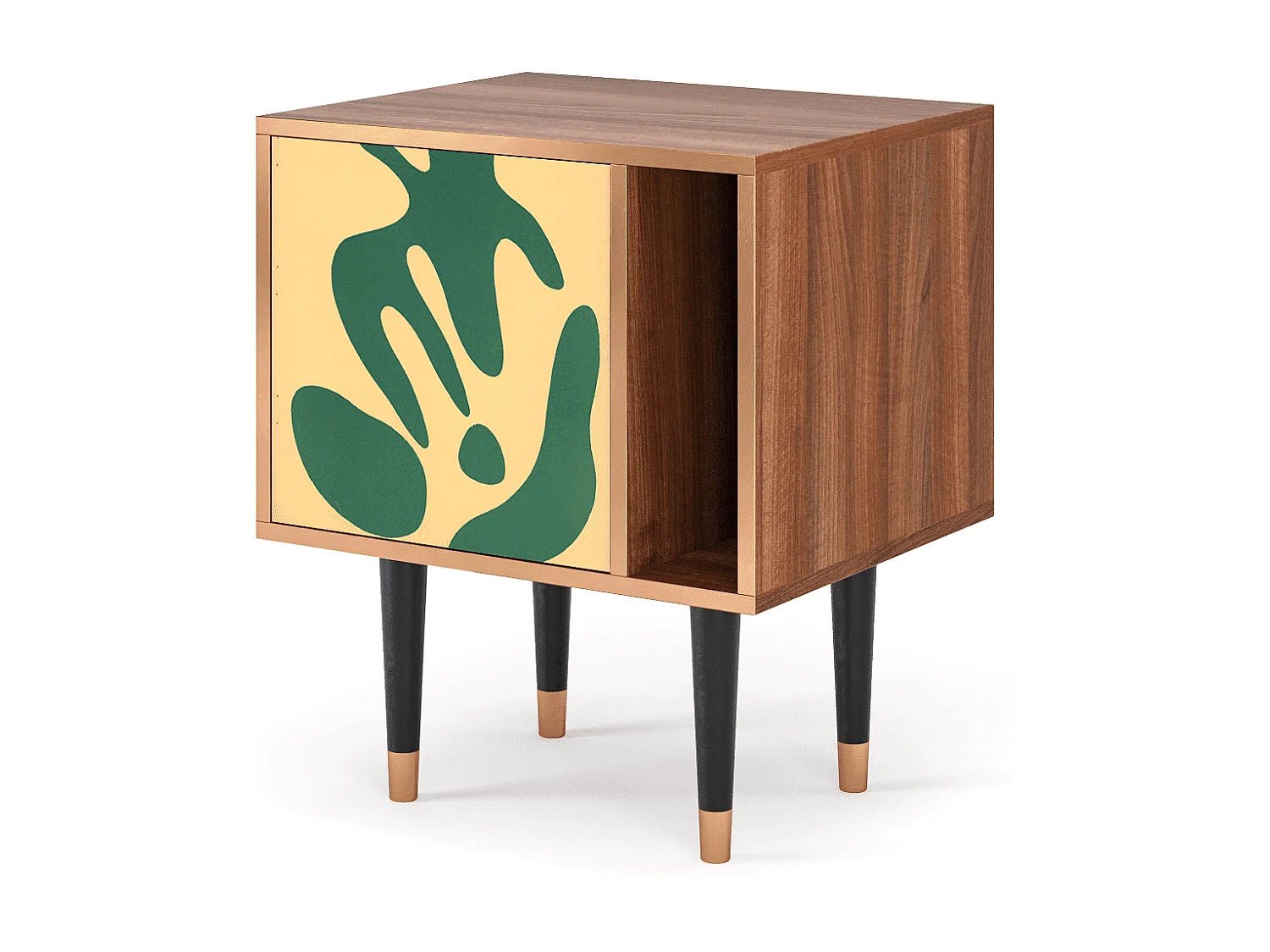 Stolik nocny - 57х69х48 cm - S2 - Constellations by Arp, Orzech