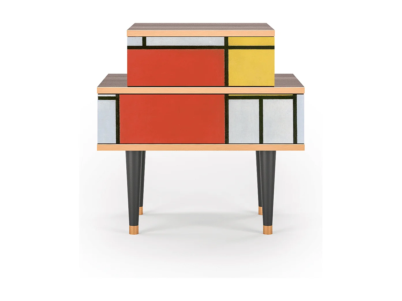 Nachtkastje - 58х58х41 cm - NS1 - Composition, Walnoot