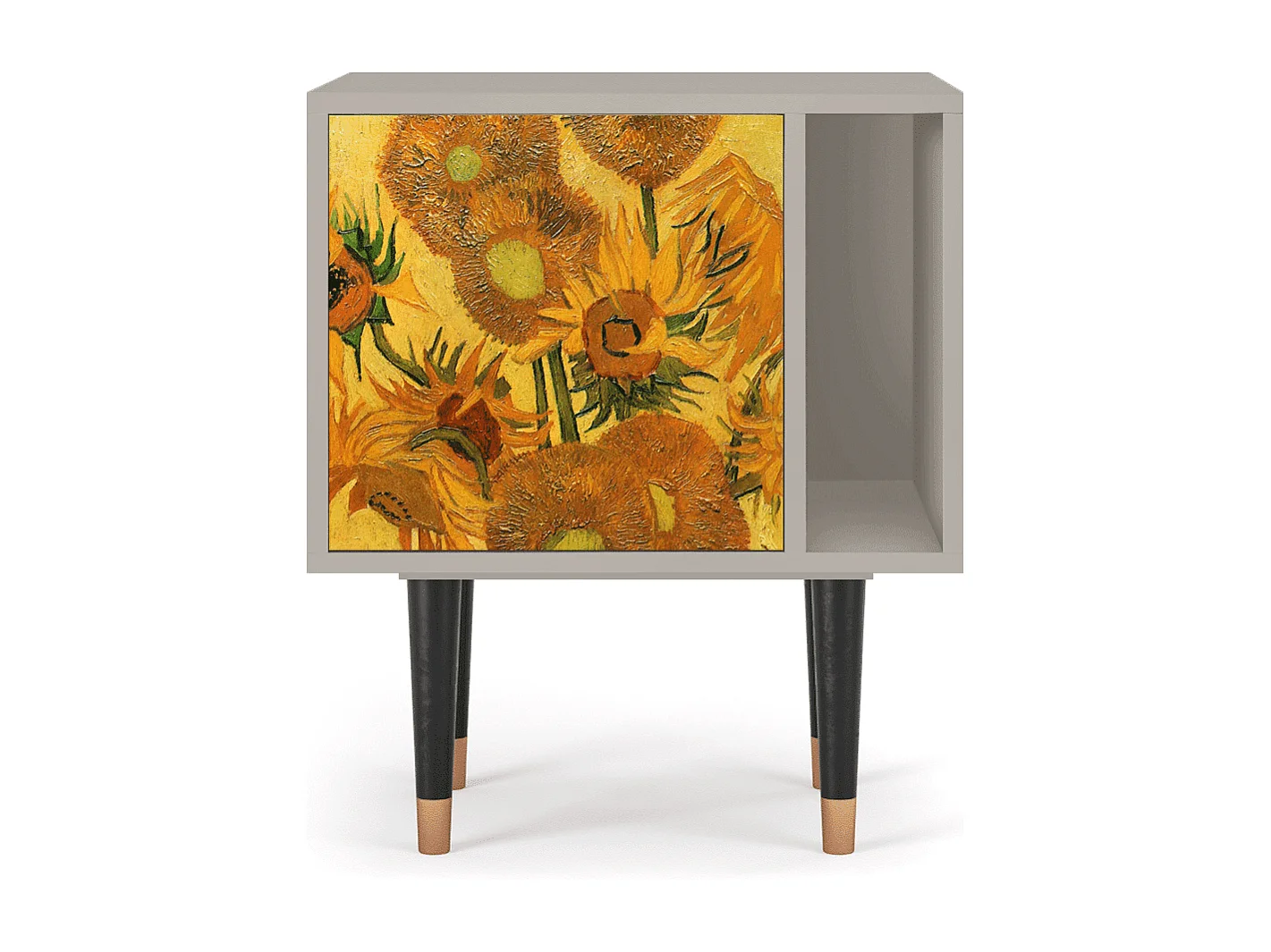 Criado-mudo - 57х69х48 cm - S2 - Sunflowers, Areia