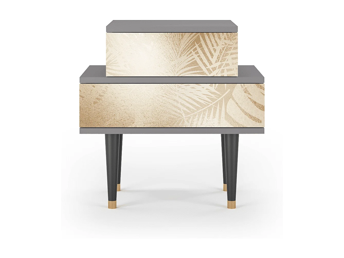 Table de nuit - 58х58х41 cm - NS1 - Plant of the Dessert, Gris