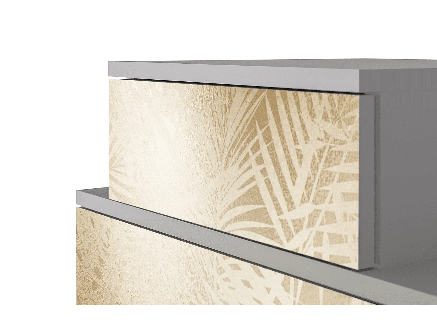 Table de nuit - 58х58х41 cm - NS1 - Plant of the Dessert, Gris