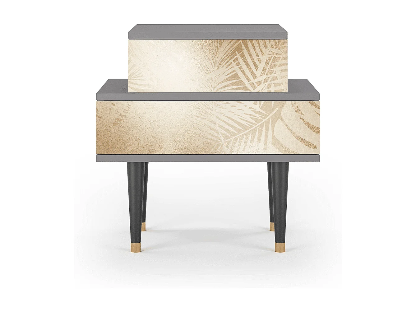 Table de nuit - 58х58х41 cm - NS1 - Plant of the Dessert, Gris