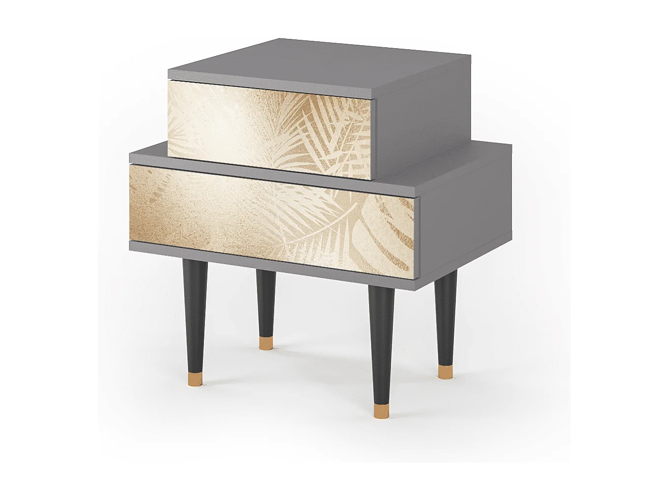 Table de nuit - 58х58х41 cm - NS1 - Plant of the Dessert, Gris