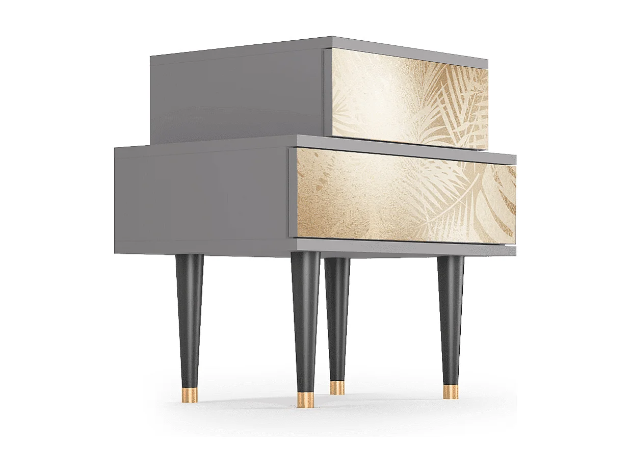 Table de nuit - 58х58х41 cm - NS1 - Plant of the Dessert, Gris