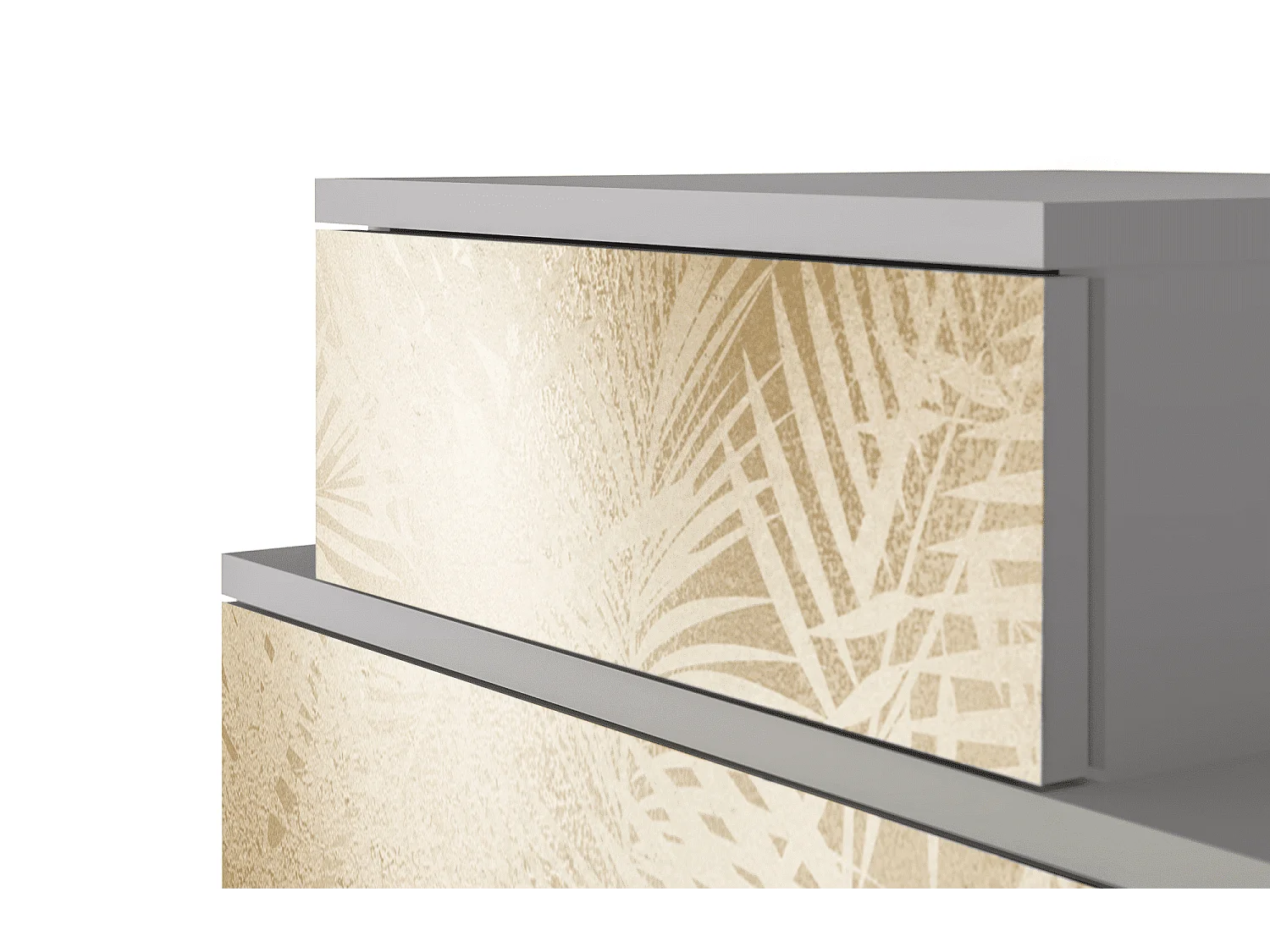 Table de nuit - 58х58х41 cm - NS1 - Plant of the Dessert, Gris