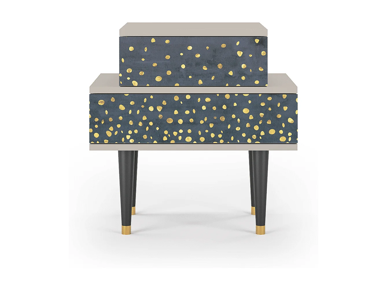 Table de nuit - 58х58х41 cm - NS1 - Foggy Lights, Sable