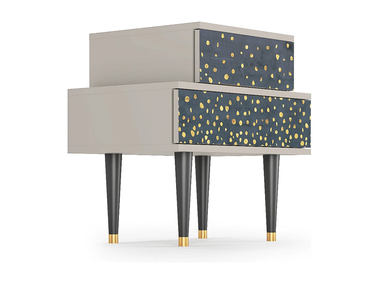 Table de nuit - 58х58х41 cm - NS1 - Foggy Lights, Sable