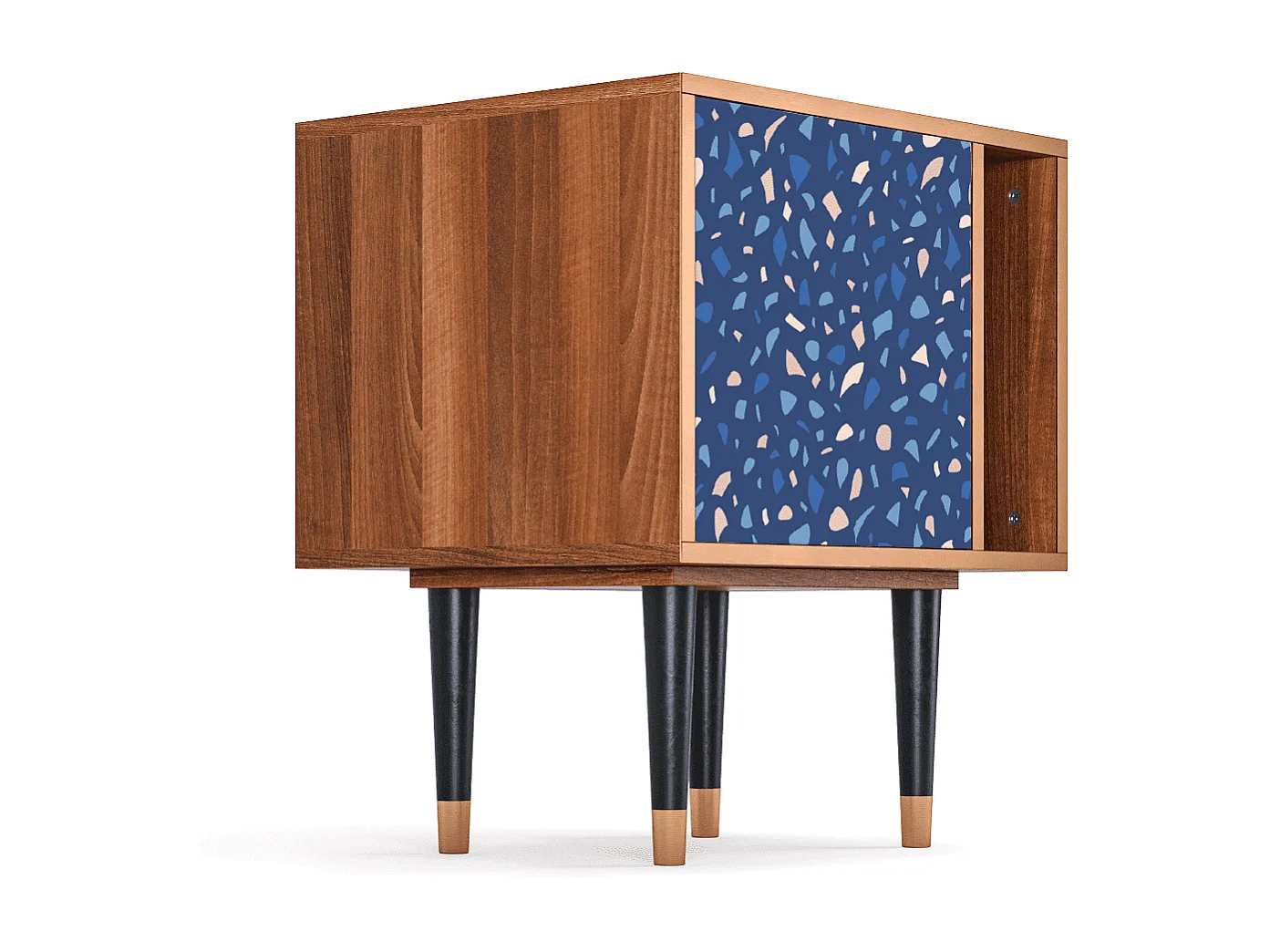 Mesita de noche - 57х69х48 cm - S2 - Soap Whirpool, Nogal