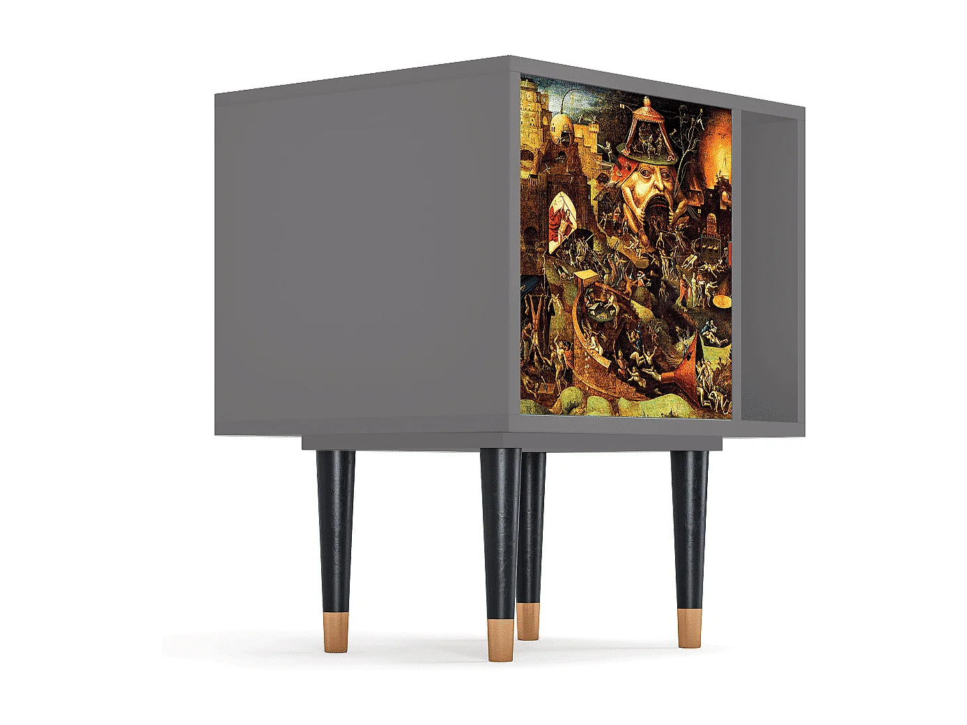 Table de nuit - 57х69х48 cm - S2 - Christ in Limbo, Gris