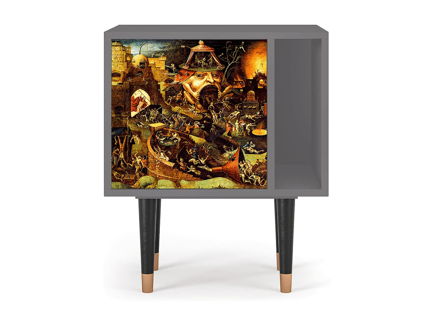 Table de nuit - 57х69х48 cm - S2 - Christ in Limbo, Gris