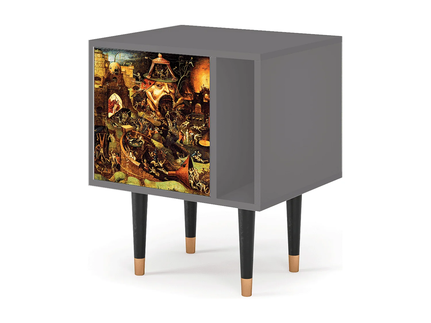 Table de nuit - 57х69х48 cm - S2 - Christ in Limbo, Gris