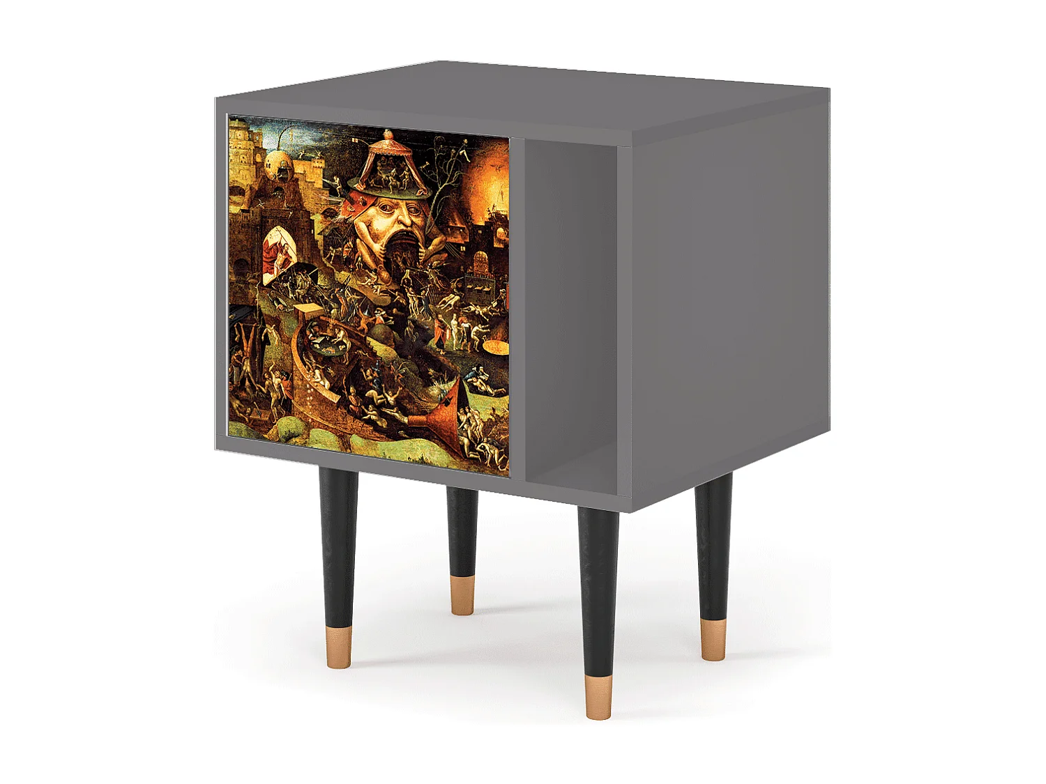 Table de nuit - 57х69х48 cm - S2 - Christ in Limbo, Gris